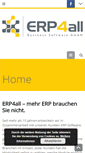 Mobile Screenshot of erp4all.de